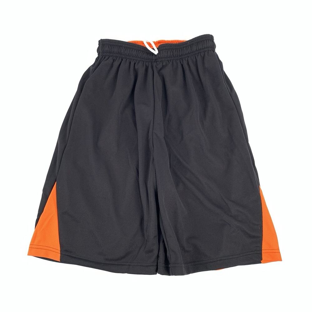NWT Champro Dri Gear Reversible Basketball Shorts Size Small Adult Black Orange